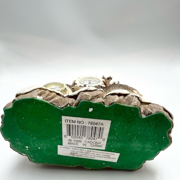 🕰️🌘🐺Cadona - Vintage Collectible Wolf Mantel Quartz Clock. - Picture 14 of 16